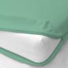 Kings Loft 100% Egyptian Cotton Zipper Mattress Cover, 1000 Thread Counts, 5 Inch Deep Pocket Twin XL Size, Solid Mint Zipper Around The Mattress view 2