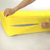Kings Loft 100% Egyptian Cotton Zipper Mattress Cover, 1000 Thread Counts, 5 Inch Deep Pocket King Size, Solid Yellow Zipper Around The Mattress view 1