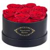 Beaulasting Long Lasting Preserved Roses in a Box Last a Year Forever Flowers for Her Mom Wife Anniversary Birthday (Round Black Box) view 1