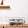 14" Upright Freezer Storage Baskets, White Wire Storage Bins Large Bakset for Freezer, Pantry, Bathroom Organizing, Set of 4 view 4