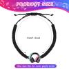 Junkin 10 Pcs Music Party Favors Music Note Bracelets Musical Lovers Charm Gifts Hippie Party Decorations Supplies Rainbow Wristband 80s 70s 60s Social Media Favor Themed view 2