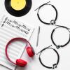 Junkin 10 Pcs Music Party Favors Music Note Bracelets Musical Lovers Charm Gifts Hippie Party Decorations Supplies Rainbow Wristband 80s 70s 60s Social Media Favor Themed view 3