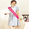 Birthday Girl Sash with Gold Foil - Soft Satin Pink Sash for Women - Happy Birthday Decorations for Sweet 16, 18 21 25 30 40 50 or Any Other Bday view 3