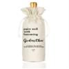 Socive Wine Bag Gifts for Godmother, Godmother Gift, Burlap Wine Bottle Cover Gift Bag for Godmother, Godparent view 1