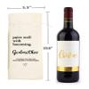 Socive Wine Bag Gifts for Godmother, Godmother Gift, Burlap Wine Bottle Cover Gift Bag for Godmother, Godparent view 3