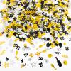 3000 Pieces Birthday Confetti Number 30 Glitter Confetti Birthday Cake Confetti Table Confetti Black Gold and Silver Party Decorations Supplies for Birthday, Anniversary (30th Style) view 1