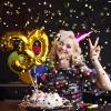 3000 Pieces Birthday Confetti Number 30 Glitter Confetti Birthday Cake Confetti Table Confetti Black Gold and Silver Party Decorations Supplies for Birthday, Anniversary (30th Style) view 2