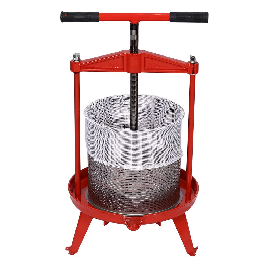 Bidook Stainless Steel Fruit and Wine Press 3.69gallon/14L