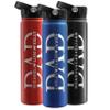 Personalized Dad Water Bottle with Kids Names, 24 Oz, Gifts for Dad From Daughter, Son, Engraved Dad Water Bottle, 9 Colors, 4 Fonts & 5 Icons, Custom Dad Gifts view 1