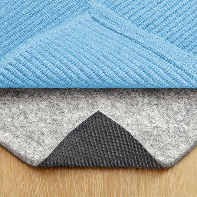 RUGPADUSA - Dual Surface - 6'10" x 9'10" - 1/4" Thick - Felt + Rubber - Non-Slip Backing Rug Pad - Safe for All Floors