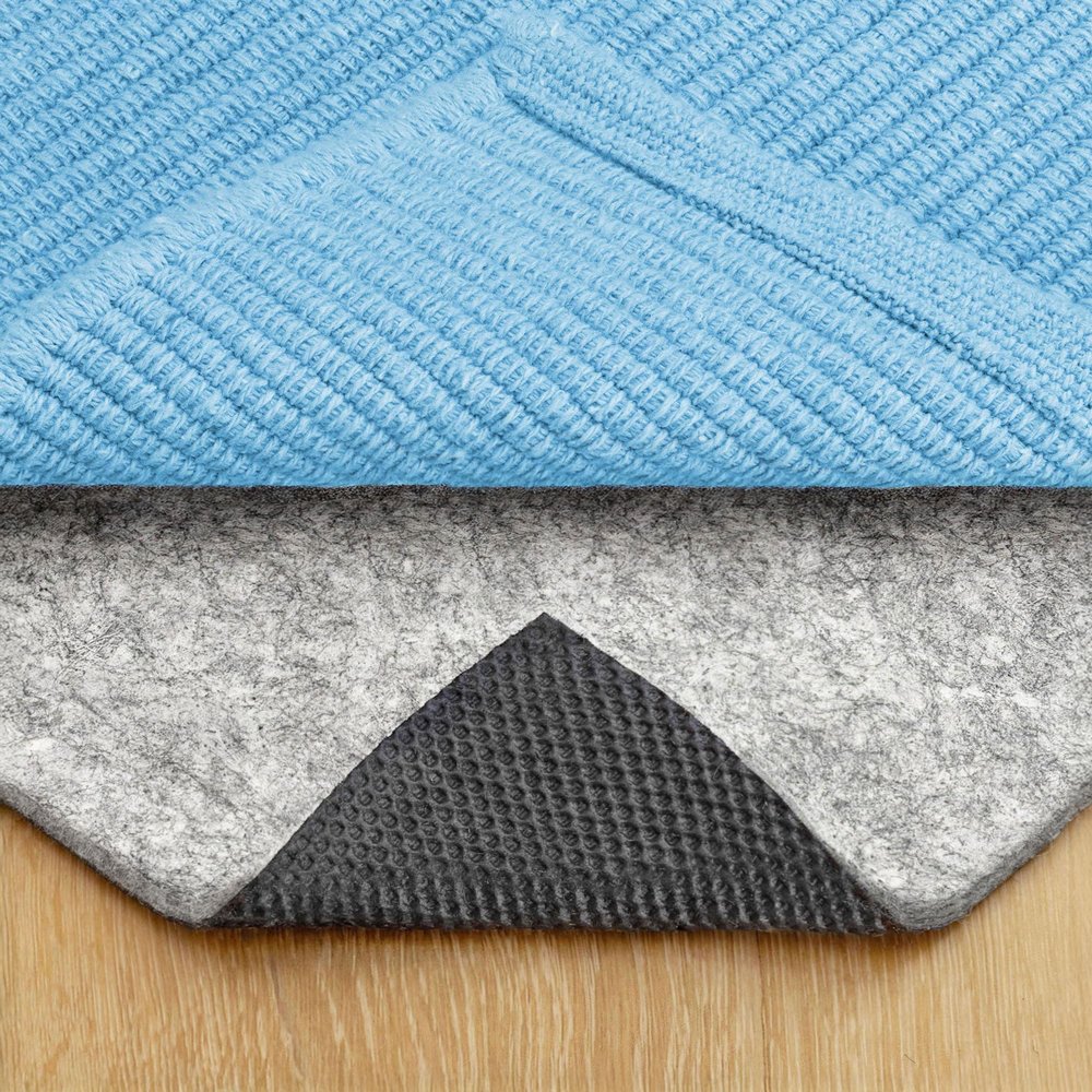 RUGPADUSA - Dual Surface - 6'10" x 9'10" - 1/4" Thick - Felt + Rubber - Non-Slip Backing Rug Pad - Safe for All Floors