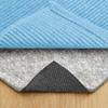 RUGPADUSA - Dual Surface - 6'10" x 9'10" - 1/4" Thick - Felt + Rubber - Non-Slip Backing Rug Pad - Safe for All Floors view 1