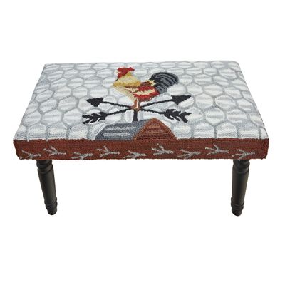 Park Designs Break of Day Rooster Hooked Bench