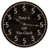 5 O Clock Off The Clock Wall Clock (12.5" Clock) view 1