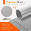 Oven Liners for Bottom of Oven, Silver 17" X 25" - Premium Large Thick Mats, Heavy Duty Liner for Bottom of Electric Range, Gas Range, Microwave, Etc. - Non Stick Teflon Mats (4-pack) view 4