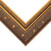 10x32 Frame Vintage Gold Solid Wood Picture Frame | 2.5 Inch Moulding Width | Ornate Bronze Museo Picture Frame Complete with UV Acrylic Plexiglass, Foam Board Backing & Hanging Hardware view 3