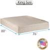 DS Solutions USA Comfort Pedic Extra Firm EuroTop Mattress Only with Mattress Cover Protector Included - Sleep System with Enhance Foam Encased Support, Orthopedic (King) view 2