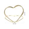 Zerodeko 20pcs Metal Memo Clips Adorable Tabletop Card Holders for Photos Notes for Weddings Parties and Home Decor Heart-Shaped Design view 2