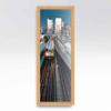 11x22 Frame Natural Brown Bamboo Real Wood Picture Frame Width 1.5 Inches | Interior Frame Depth 0.5 Inches | Bengal Bamboo Photo Frame Complete with UV Acrylic, Foam Board Backing & Hanging Hardware view 4