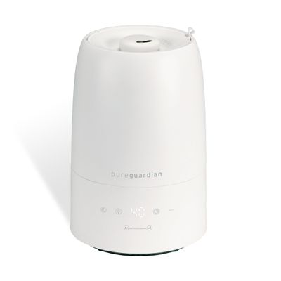 PureGuardian 30-Hour .50 Gallon Top Fill Cool Mist Ultrasonic Humidifier for Large Rooms with Humidistat, 12-Hour Timer, Aroma Tray for Bedroom, Living Room, Office, White, H955W