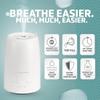 PureGuardian 30-Hour .50 Gallon Top Fill Cool Mist Ultrasonic Humidifier for Large Rooms with Humidistat, 12-Hour Timer, Aroma Tray for Bedroom, Living Room, Office, White, H955W view 2