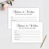 50 Advice and Wishes for The New Mr and Mrs, Bride and Groom Weddings, Bridal Showers, Marriage Advice Cards(4" x 6") view 2