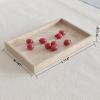 StonePlus Natural Marble Vanity Tray, Cosmetics Towels Tray, Decorative Tray, Catchall Tray for Dresser Bathroom Kitchen (Beige Travertine, 11.8L x 7.87W x 1.18H) view 3