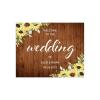 Personalized Wedding Welcome Sign Welcome to The Wedding of Wood Wedding Sign Farmhouse Guest Book Welcome Decor Wooden Sign Wedding Reception Poster for Ceremony Engagement Party Supplies 16x20 Inch view 2