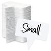 Formaticum Cheese Sign  Small Medium Large food-grade plastic cheese label, for cheese markers, charcuterie, board labels, labels for food & puck Cheese, cheese holder, cheese board- 100 signs view 1