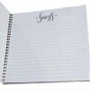 Hortense B. Hewitt Wedding Accessories Bridal Shower Guest Book, Clean and Modern, 11" x 8.75" view 2