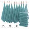 MOONQUEEN Ultra Soft Premium Washcloths Set - 12 x 12 inches - 24 Pack - Quick Drying - Highly Absorbent Coral Velvet Bathroom Wash Clothes - Use as Bath, Spa, Facial, Fingertip Towel (Teal) view 3