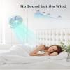 Airbition 8 Small Wall Mount Fan with Remote Control, 90Oscillating, 4 Speeds, Timer, Included 120 Adjustable Tilt, High Velocity, 70Inch Cord, for RV Bedroom Home Office Garage view 4
