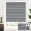LazBlinds Cordless Cellular Shades, No Tools No Drill Blackout Honeycomb Shades Pleated Blinds for Windows, 33 1/2" W x 64" H, Dark Grey view 1