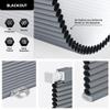 LazBlinds Cordless Cellular Shades, No Tools No Drill Blackout Honeycomb Shades Pleated Blinds for Windows, 33 1/2" W x 64" H, Dark Grey view 3
