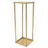 2Pcs Gold Metal Flower Floor Vase Column Flower Stand Geometric Centerpieces Vase for Home Party Hotel Wedding Table Decoration Supply 23.6x7.9x7.9 inch view 4