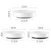 12 Inch Lazy Susan 360 Degree Turntable, Round Rotating Kitchen Spice Storage Holder, Spinning Tray Organizer For Kitchen Cabinets, Fridge, Pantry, Dressing Table - Stainless Steel view 4