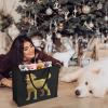 10 Pack Black Burlap Tote Wedding Jute Gift Bags with Handles - Large Reusable Shopping Tote Kitchen Reusable Grocery Bags for Bridesmaid DIY Craft - 15.35 x 5.91 x 12.2 Inch view 3
