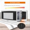 COMMERCIAL CHEF 1.1 Cu Ft Microwave with 10 Power Levels, Microwave 1000W with Push Button Door Lock, Countertop Microwave with Microwave Turntable and Digital Controls, White view 3