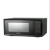 COMMERCIAL CHEF 1.1 Cu Ft Microwave with 10 Power Levels, Microwave 1000W with Push Button Door Lock, Countertop Microwave with Microwave Turntable and Digital Controls, Black view 1