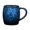 21 Oz Large Ceramic Coffee Mug, Handmade Pottery Big Tea Cup for Office and Home, Big Handle Hot and Cold Drinking, Microwave and Dishwasher Safe, Unique Texture Glaze (Deep blue) view 1