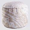 GDONLINE Indian Mandala Floor Pillow Pouf Cover Ethnic Sofa Cover Footstool Cotton Cushion Cover Ottoman Cover Kids Bean Bag Case Decorative Meditation Seating Throw view 1