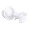 2pcs White Glass Hot/Cold Water Carafe Lid Cover Food Grade Plastic Anti-dust Leakproof Lids Stoppers for Glass Bistro Pitcher White view 1