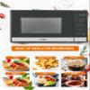 Commercial CHEF Small Microwave 0.9 Cu. Ft. Countertop Microwave with Touch Controls & Digital Display, Stainless Steel Microwave & 10 Power Levels, Outstanding Portable Microwave with Pull Handle view 2