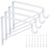 LANMIERT Heavy Duty Closet Rod Bracket 10.8x10.8 Closet Rod Holders Support Right Angle Closet Shelf Bracket for Revive Your Sagging Rod view 1