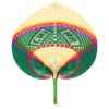 DECHOUS Handwoven Cooling Fan Peach Shape Portable Handheld Fan Natural Raffia Design for Home Dance Props and Outdoor Use Present for Housewarming view 1