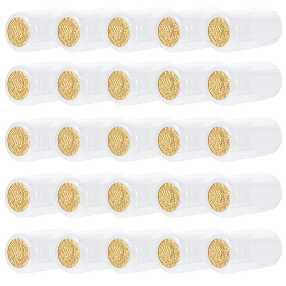 100pcs Heat Shrink Sealing Caps PVC Wine Bottle Covers