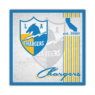 Fan Creations NFL Album Cover Sign, Los Angeles Chargers