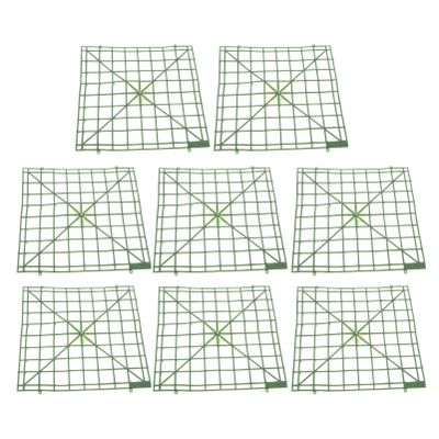 Beavorty 8pcs Plastic Flower Arrangement for DIY Flower Wall Decoration Lightweight and Odorless Panels for Weddings and Home Decor
