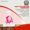 Concession Essentials Cotton Candy Bags-300CT with Twist Ties, 0.5" Height, 18" Width, 12" Length (Pack of 300) view 3