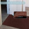 Runner Rug 3FT x 3FT, AYOHA 2'-82' Utility Carpet Runner for Entryway Hallway Aisles Balcony Garages, Area Rugs with Non-Slip Rubber Backing, Chocolate Brown (Available Custom Sizes) view 4